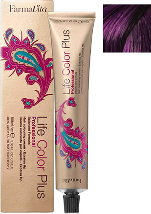 Изображение товара Крем-краска для волос Farmavita Life Color Plus 8.221 (100мл)