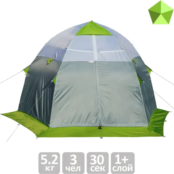 Изображение товара Палатка ЛОТОС 3 / 17003 (салатовый)