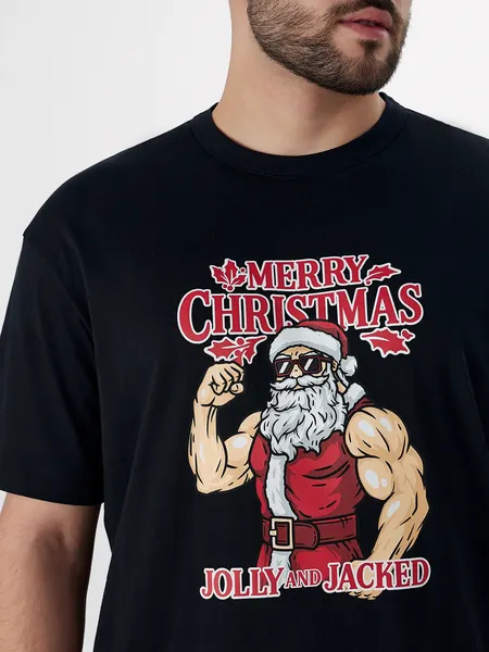 Изображение товара Комплект домашней одежды Mark Formelle 591039 (р.100-90-182/188, черный/черная клетка на красном)