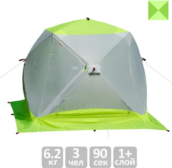 Изображение товара Палатка ЛОТОС Куб 3 Компакт ЭКО / 17056