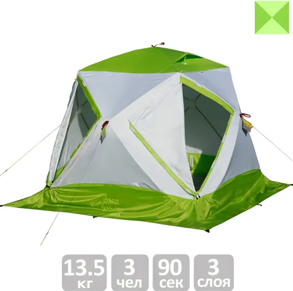 Изображение товара Палатка ЛОТОС Куб 3 Классик Термо / 17038