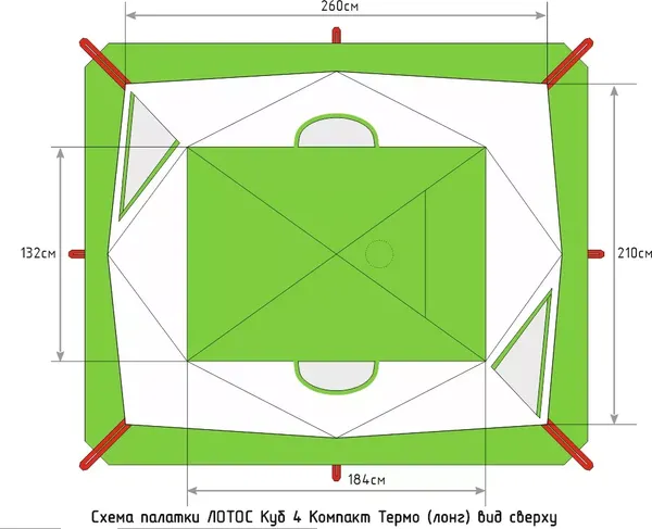 Изображение товара Палатка ЛОТОС Куб 4 Компакт Термо 2024 / 17096