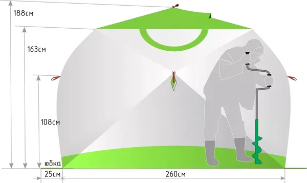 Изображение товара Палатка ЛОТОС Куб 4 Компакт Термо 2024 / 17096