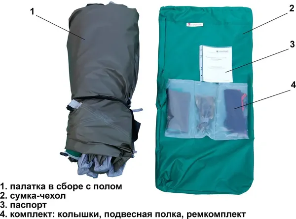 Изображение товара Палатка ЛОТОС 3 Саммер 2024 / 19026