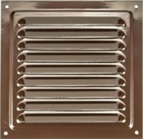 Изображение товара Решетка вентиляционная Viento РМ1724 ЭКО оцинкованная (коричневый)