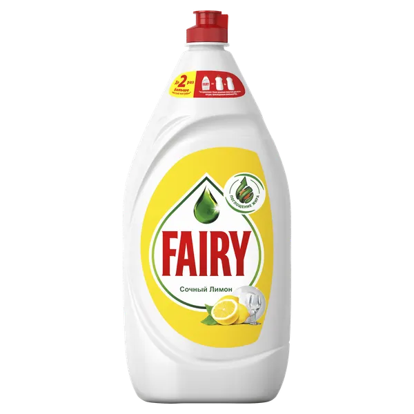 Изображение товара Средство для мытья посуды Fairy Сочный лимон (1.35л)