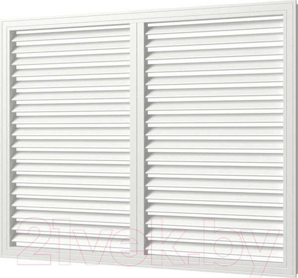 Изображение товара Решетка вентиляционная Viento ПВХ 600x900 (белый)