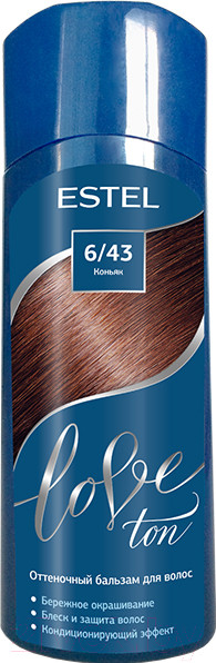 Изображение товара Оттеночный бальзам для волос Estel Love Ton 6/43 (коньяк)