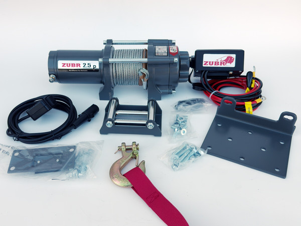 Изображение товара Лебедка электрическая Zubr EWP2500A (стальной трос)