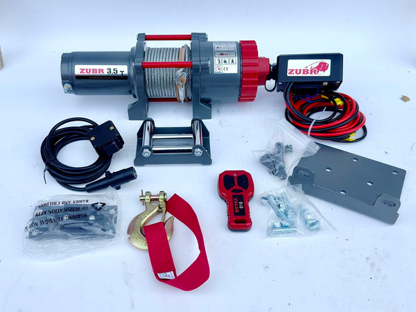 Изображение товара Лебедка электрическая Zubr EWT3500A (синтетический трос)