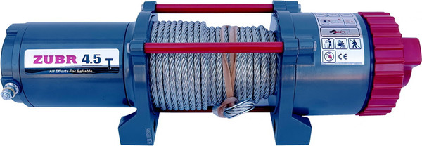 Изображение товара Лебедка электрическая Zubr EWT4500A (стальной трос)