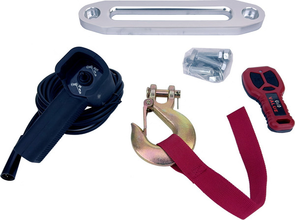 Изображение товара Лебедка электрическая Zubr EWB12500S (синтетический трос)