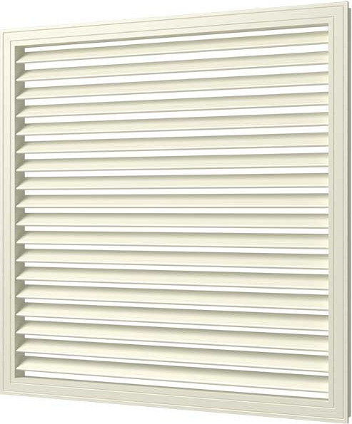 Изображение товара Решетка вентиляционная Viento ПВХ 600x600 (слоновая кость)