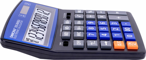Изображение товара Калькулятор Офисмаг 271927 (черно-синий)