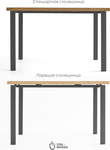 Изображение товара Подстолье Stal-Massiv Bench-комплект (серый)