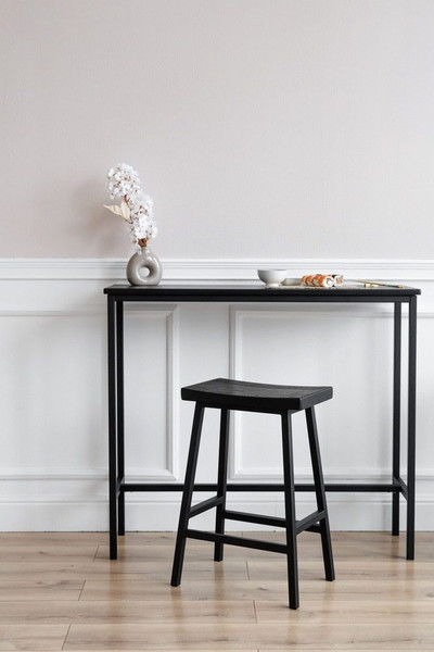 Изображение товара Табурет барный Stal-Massiv Kyoto-65 (черный/черный)