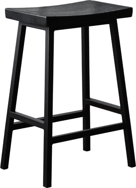 Изображение товара Табурет барный Stal-Massiv Kyoto-65 (черный/черный)