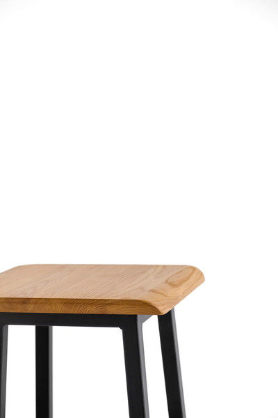 Изображение товара Табурет барный Stal-Massiv Urban-76 (натуральный/черный)