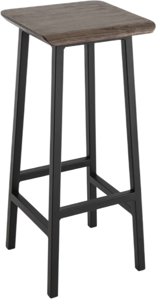 Изображение товара Табурет барный Stal-Massiv Urban-76 (мореный/черный)