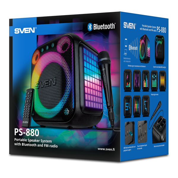 Изображение товара Портативная колонка Sven PS-880