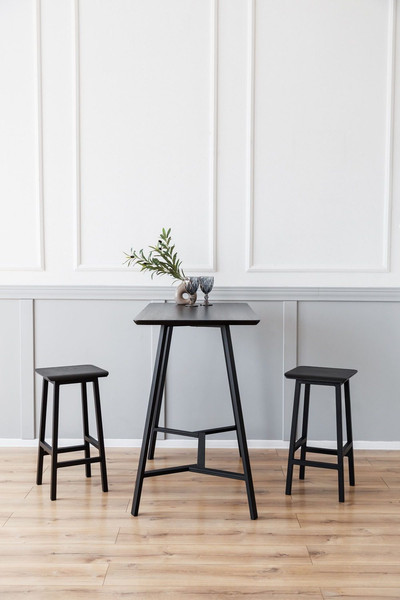 Изображение товара Барный стол Stal-Massiv UTab-110 (черный/черный)