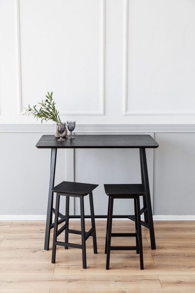 Изображение товара Барный стол Stal-Massiv UTab-110 (черный/черный)