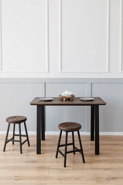 Изображение товара Барный стол Stal-Massiv UTab-72 (мореный/черный)