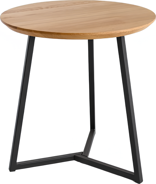 Изображение товара Журнальный столик Stal-Massiv UTab-53 (натуральный/черный)