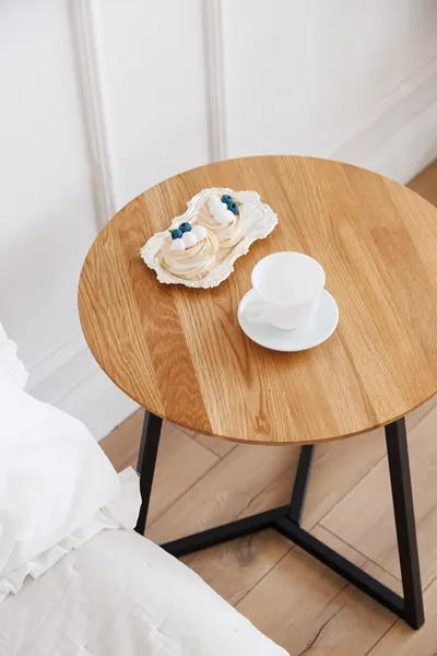 Изображение товара Журнальный столик Stal-Massiv UTab-53 (натуральный/черный)