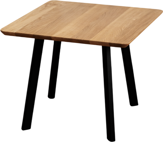 Изображение товара Журнальный столик Stal-Massiv SMK-50 (натуральный/черный)