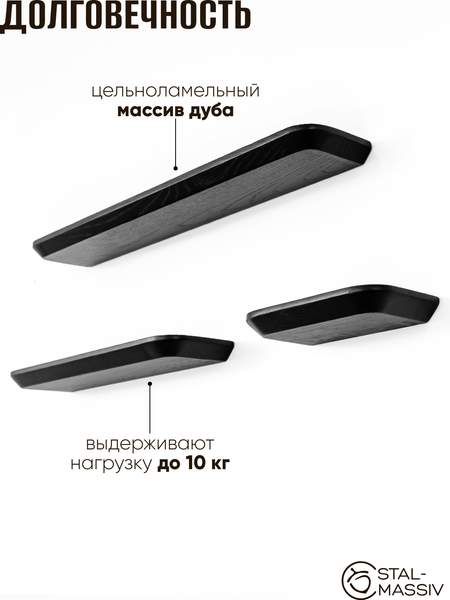 Изображение товара Полка Stal-Massiv Urbans1160 (черный)