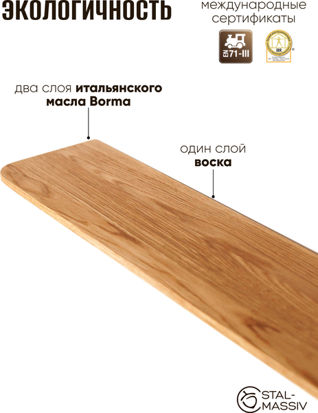 Изображение товара Полка Stal-Massiv Urbans 17100 (натуральный)