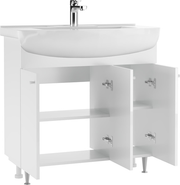 Изображение товара Тумба под умывальник Домино Элеганс 85 Промо без ящика