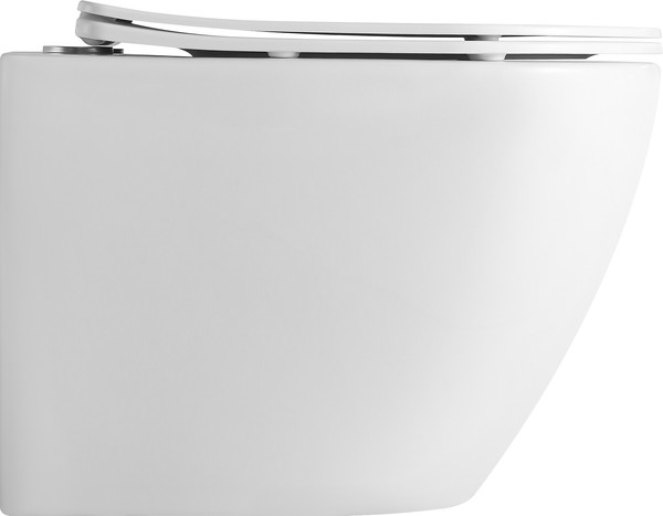 Изображение товара Унитаз подвесной с инсталляцией Triton Pro Verso VO-1832 + VO815N + Pro Evo (с кнопкой, хром)