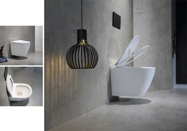 Изображение товара Унитаз подвесной с инсталляцией Triton Pro Verso VO-1832 + Pro EVO815N + Pro Evo (с кнопкой, белый, матовый)