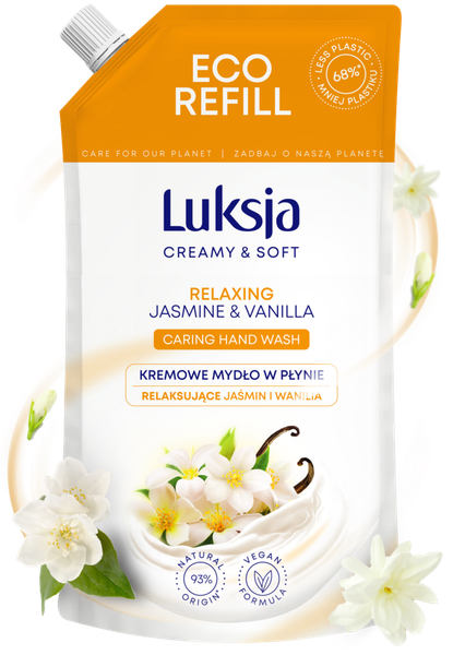Изображение товара Мыло жидкое Luksja Жасмин и ваниль (400мл)