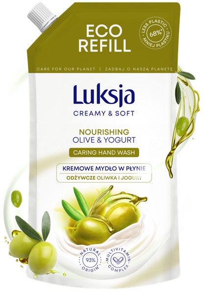 Изображение товара Мыло жидкое Luksja Олива и йогурт (400мл)
