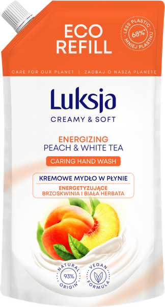 Изображение товара Мыло жидкое Luksja Персик и белый чай (400мл)