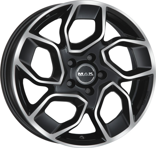 Изображение товара Литой диск MAK Express 17x7" 5x118мм DIA 71.1мм ET 62мм Black Mirror