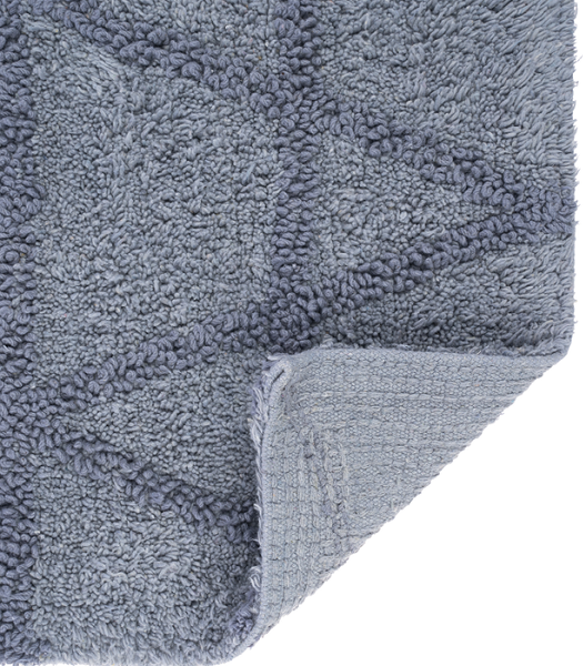 Изображение товара Коврик для туалета LEMER Loft LEM-MAT053 (45x45, хлопковый, серый)