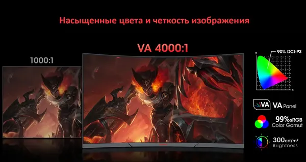 Изображение товара Монитор Koorui 27" / 27E6QCA (черный)