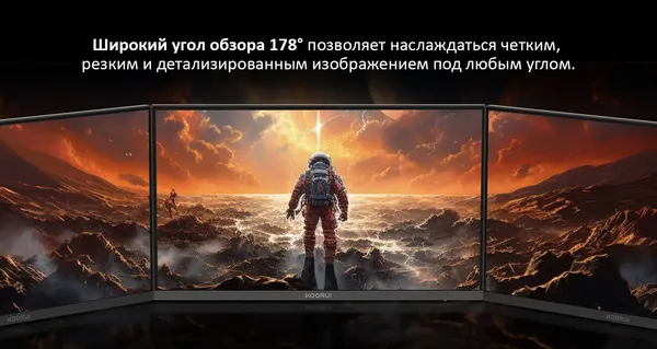 Изображение товара Монитор Koorui 24.5" / G2511E (черный)