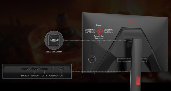 Изображение товара Монитор Koorui 27" / S2721PM (темно-серый)