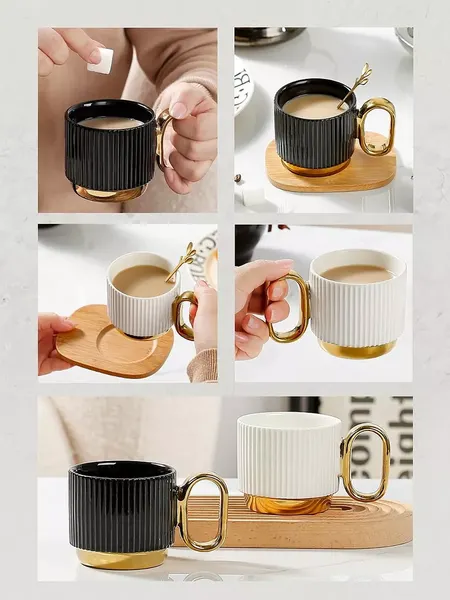 Изображение товара Набор кружек Montserrat Керамические / LH240304-805 (220мл, 2шт)