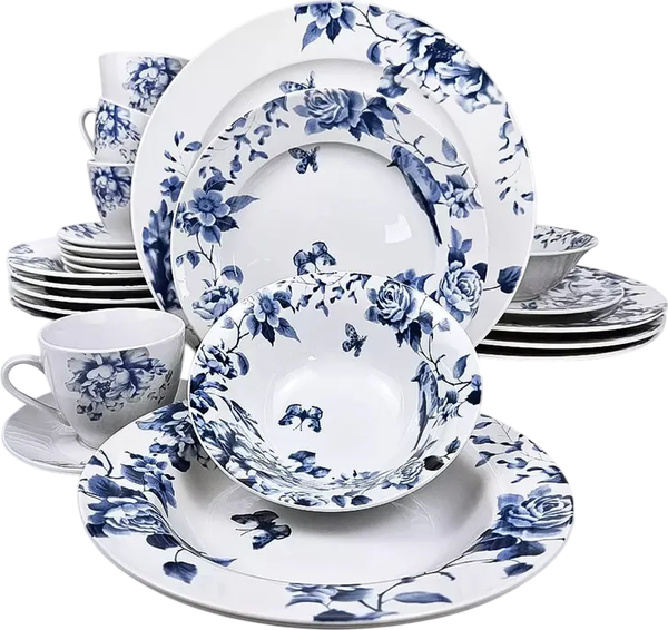 Изображение товара Набор столовой посуды Montserrat Фарфоровый (36шт)