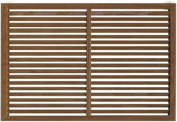 Изображение товара Решетка вентиляционная Viento ПВХ 600x1200 (дуб)