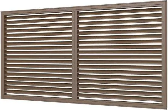 Изображение товара Решетка вентиляционная Viento ПВХ 600x1500 (дуб)
