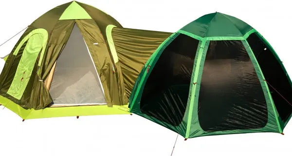 Изображение товара Палатка ЛОТОС 5 Опен Эйр + Влагозащитный тент + Стойки / 19021