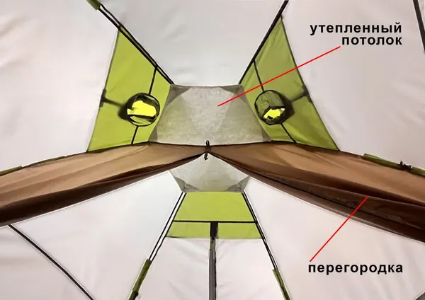 Изображение товара Палатка ЛОТОС 5 Баня / 17081 (Д-обр вход + пол ПУ4000)
