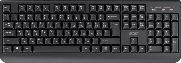Изображение товара Комплект клавиатура и мышь Acer OCC401 / ZL.ACCCC.016 (черный)